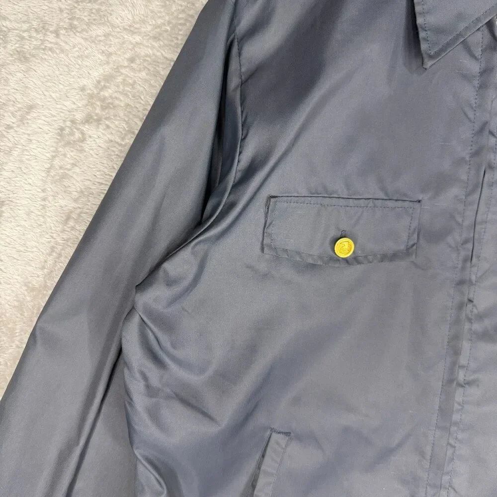 Vtg 60s 70s USPS Jacket Mens Medium Union Made Brookfield Nylon Postal Service